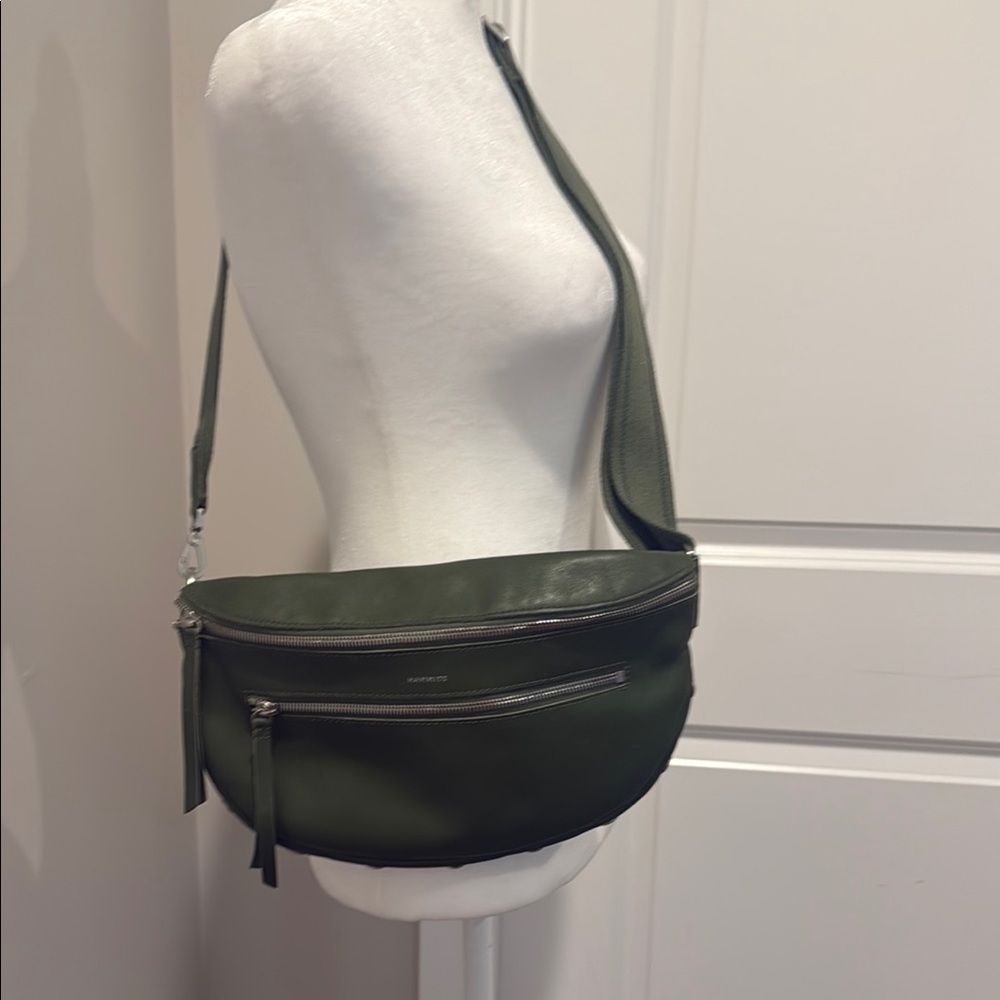 Hammitt Green Crossbody Bag with Adjustable Strap